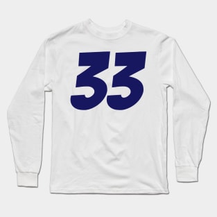 Max Verstappen 33 - Driver Number Long Sleeve T-Shirt